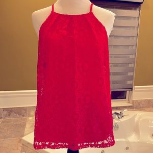 Lace Hot Pink stank Top